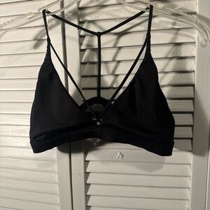 Victoria's Secret Black Strappy T-Back Bralette